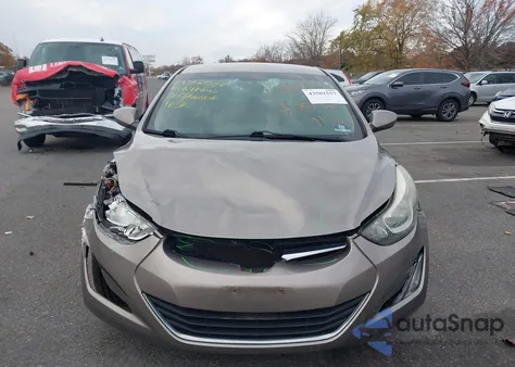 2016 Hyundai Elantra Se из США, поврежденный, VIN 5NPDH4AE6GH773239